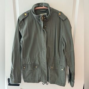 Miami Brand Olive Green Military Jacket | Size Large